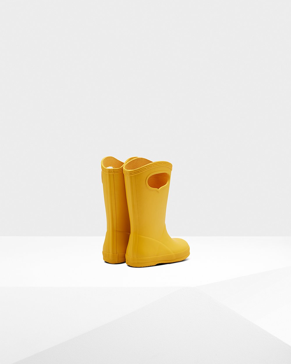 Botas De Agua Hunter Niños Original First Classic Grab Handle - Amarillo - Argentina 2370DUKHG